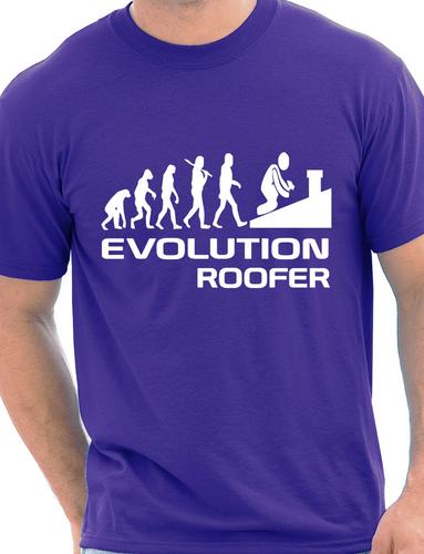 Evolution Of Roofer T-Shirt
