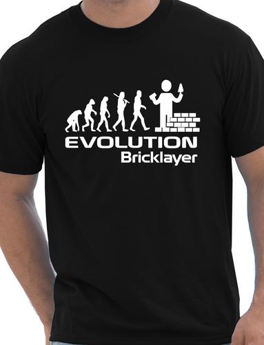 Evolution Of Bricklayer T-Shirt