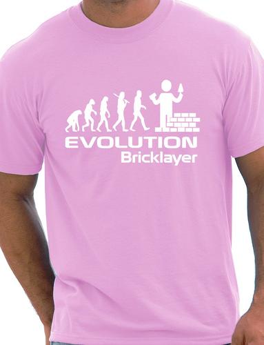 Evolution Of Bricklayer T-Shirt