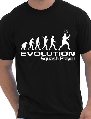 Evolution Of Squash Player T-Shirt