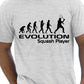 Evolution Of Squash Player T-Shirt