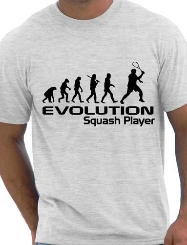 Evolution Of Squash Player T-Shirt
