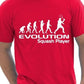 Evolution Of Squash Player T-Shirt