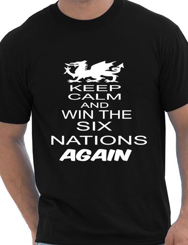 Rugby Wales Welsh Win 6 Nations Again World Cup T-Shirt