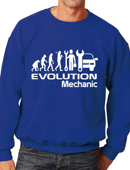 Evolution Of A Mechanic Unisex Sweatshirt