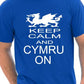 Keep Calm And Cymru On Welsh Rugby Wales T-Shirt