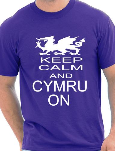 Keep Calm And Cymru On Welsh Rugby Wales T-Shirt