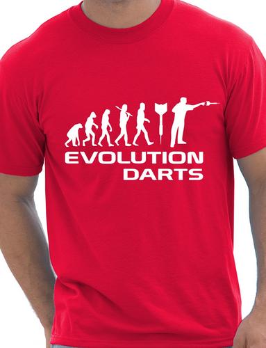 Evolution Of Darts Dart Player T-Shirt