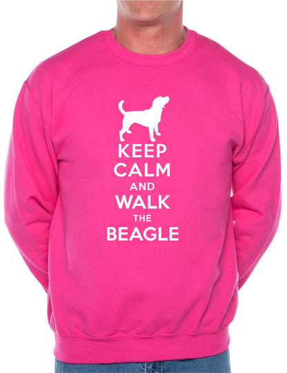 Keep Calm Walk The Beagle Sweatshirt
