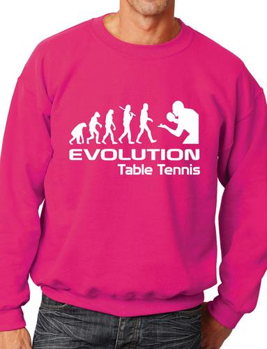 Evolution Of Table Tennis Funny Adult Sweatshirt