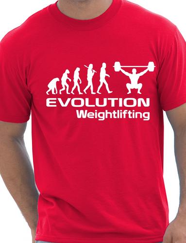Evolution Of Weightlifting T-Shirt