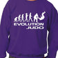 Evolution Of Judo Martial Arts Funny Adult Sweatshirt