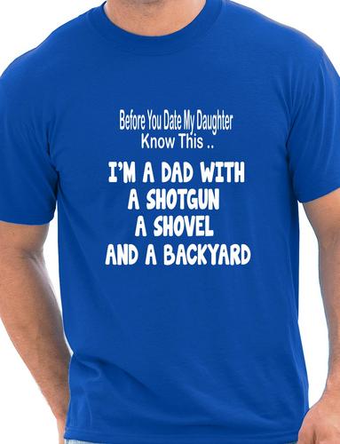 Date My Daughter Dad Rules T-Shirt