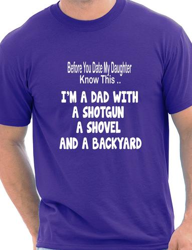 Date My Daughter Dad Rules T-Shirt