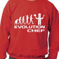 Evolution Of A Chef Funny Adult Sweatshirt