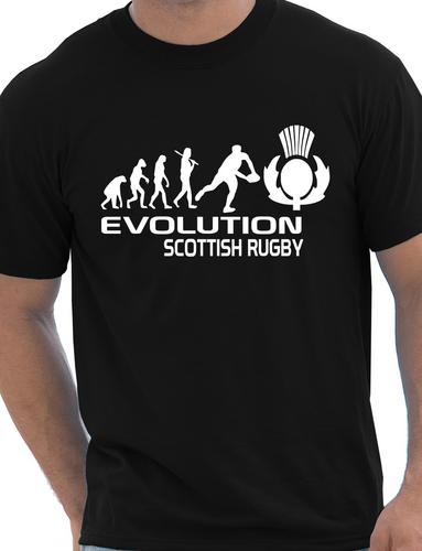 Evolution of Scottish Rugby T-Shirt