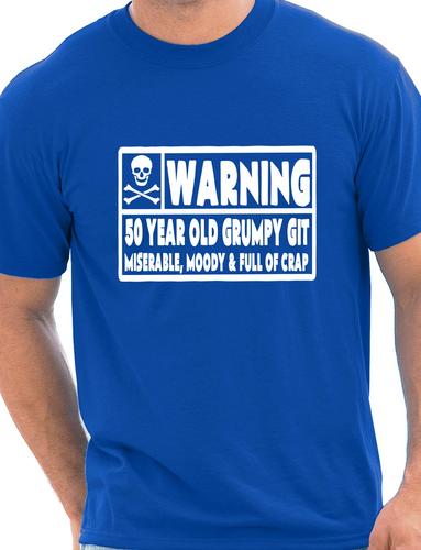 50 Year Old Git Mens 50th Birthday T-Shirt