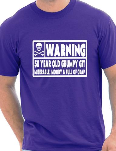 50 Year Old Git Mens 50th Birthday T-Shirt