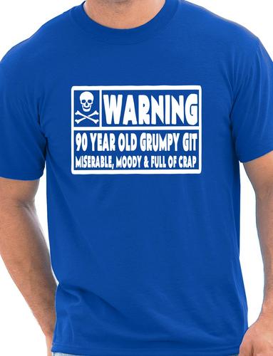 90 Year Old Git Mens 90th Birthday T-Shirt
