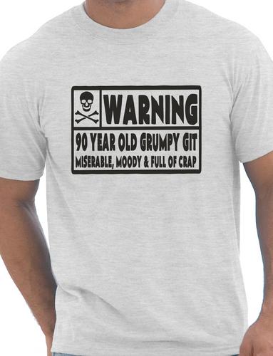 90 Year Old Git Mens 90th Birthday T-Shirt