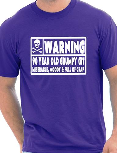 90 Year Old Git Mens 90th Birthday T-Shirt
