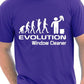 Evolution Of Window Cleaner T-Shirt