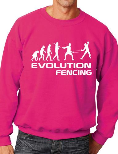 Evolution Of Fencing Funny Adult Sweatshirt