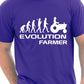 Evolution Of Farmer Farming T-Shirt