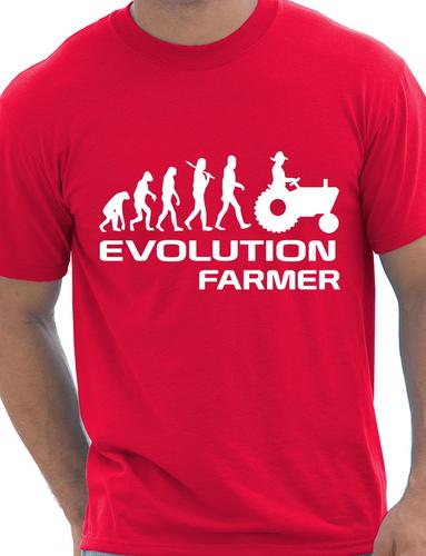 Evolution Of Farmer Farming T-Shirt