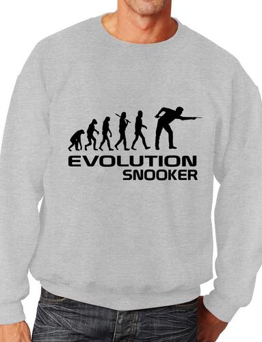 Evolution Of Snooker Player Funny Adult Sweatshirt