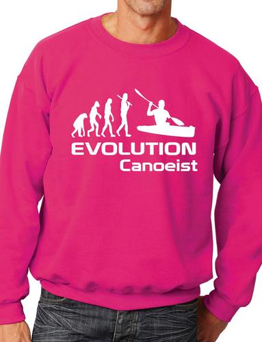 Evolution Of Canoesit Kayak Funny Sweatshirt