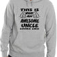 This Is What An Awesome Uncle Looks Like Unisex Hoodie