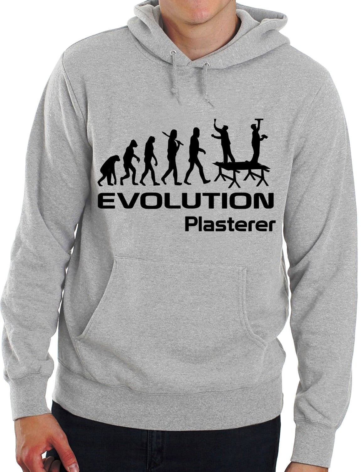 Evolution Of A Plasterer Job Work Unisex Hoody