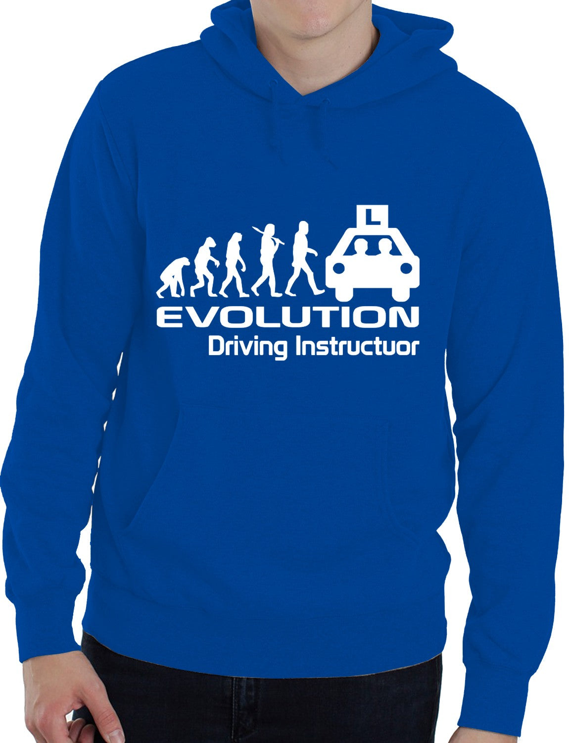 Evolution Of A Driving Instructor Job Work Unisex Hoody