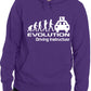 Evolution Of A Butcher Job Work Unisex Hoody