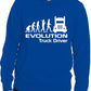 Evolution Of A Trucker Driver Job Work Unisex Hoody