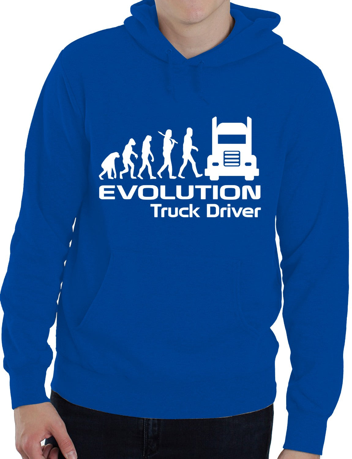 Evolution Of A Trucker Driver Job Work Unisex Hoody