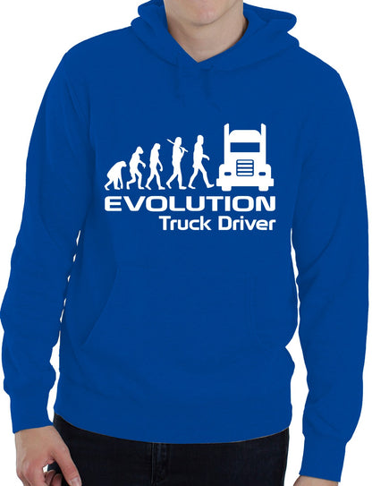 Evolution Of A Trucker Driver Job Work Unisex Hoody
