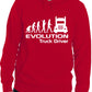Evolution Of A Trucker Driver Job Work Unisex Hoody