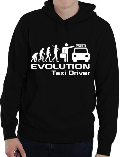 Evolution Of A Taxi Driver Job Work Unisex Hoody