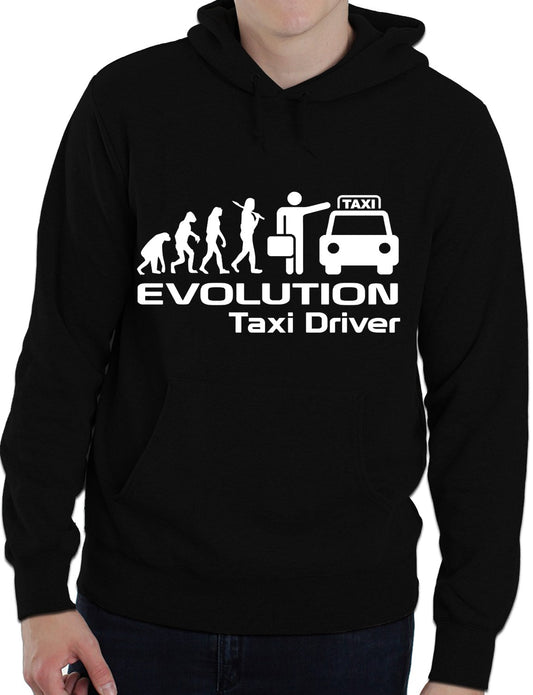 Evolution Of A Taxi Driver Job Work Unisex Hoody