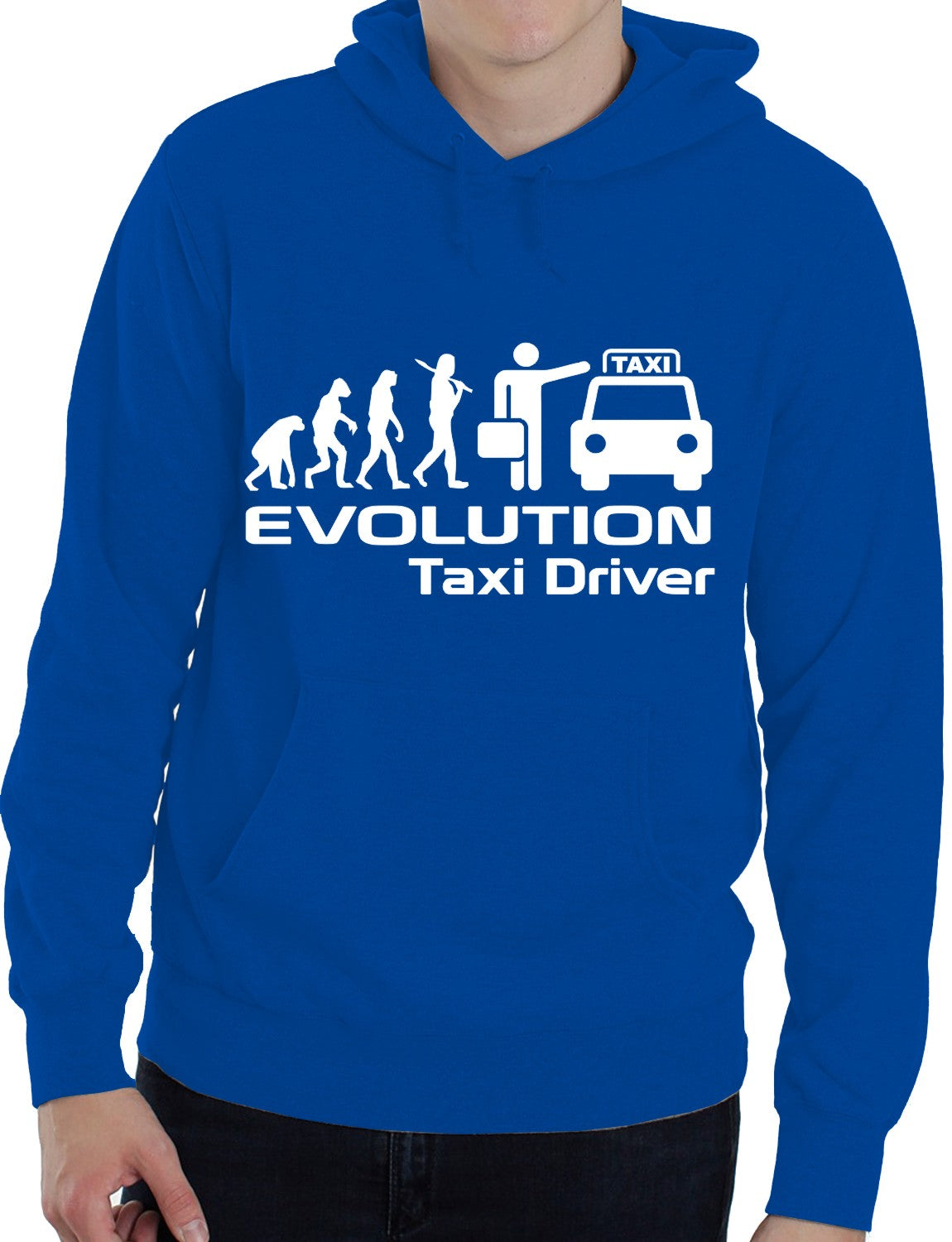 Evolution Of A Taxi Driver Job Work Unisex Hoody