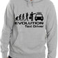 Evolution Of A Taxi Driver Job Work Unisex Hoody