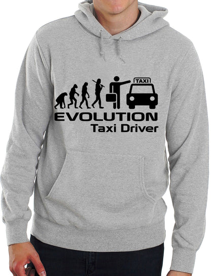 Evolution Of A Taxi Driver Job Work Unisex Hoody