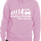Evolution Of A Taxi Driver Job Work Unisex Hoody