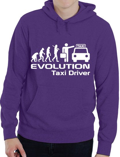 Evolution Of A Taxi Driver Job Work Unisex Hoody