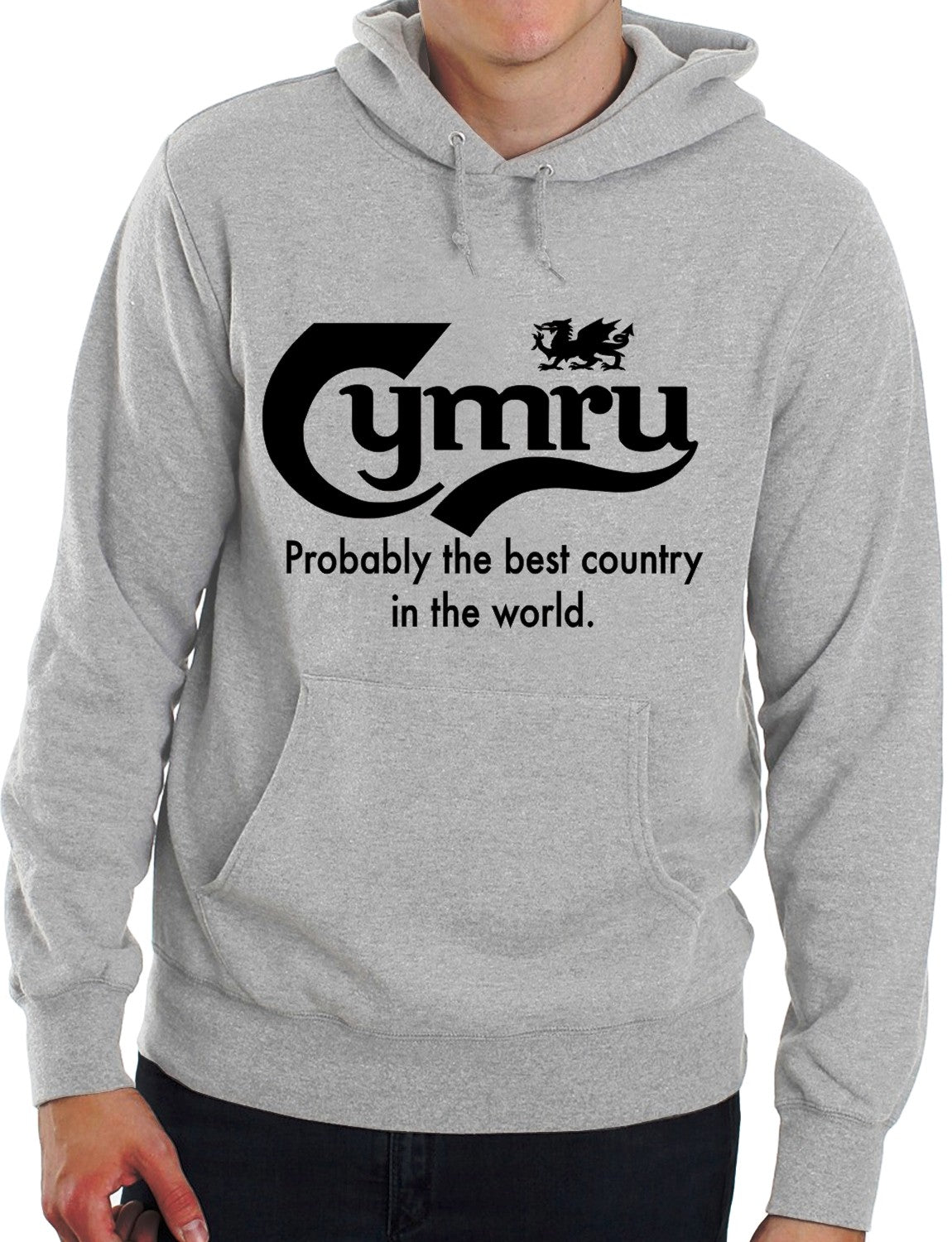 Wales Cymru Best Country Welsh Unisex Hoody Size