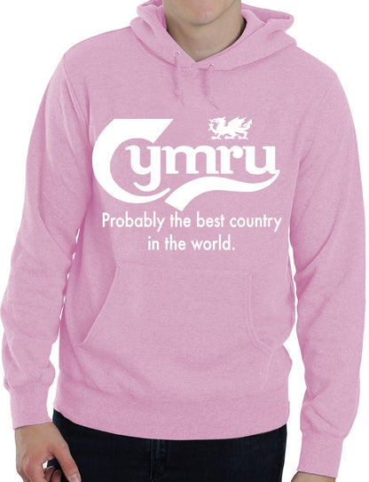 Wales Cymru Best Country Welsh Unisex Hoody Size