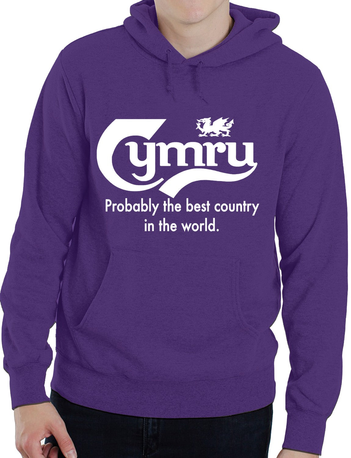 Wales Cymru Best Country Welsh Unisex Hoody Size