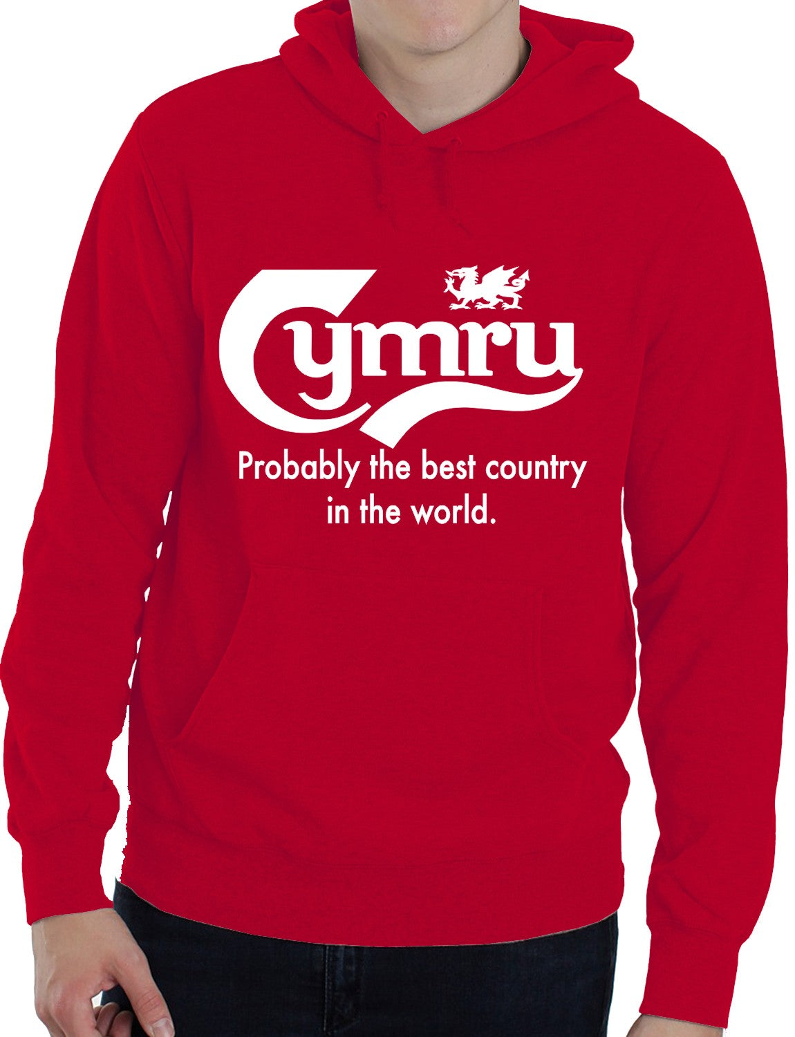 Wales Cymru Best Country Welsh Unisex Hoody Size